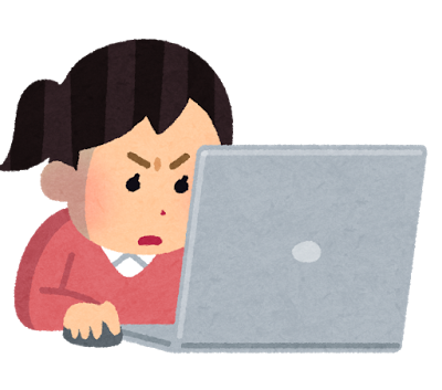 パソコン女性